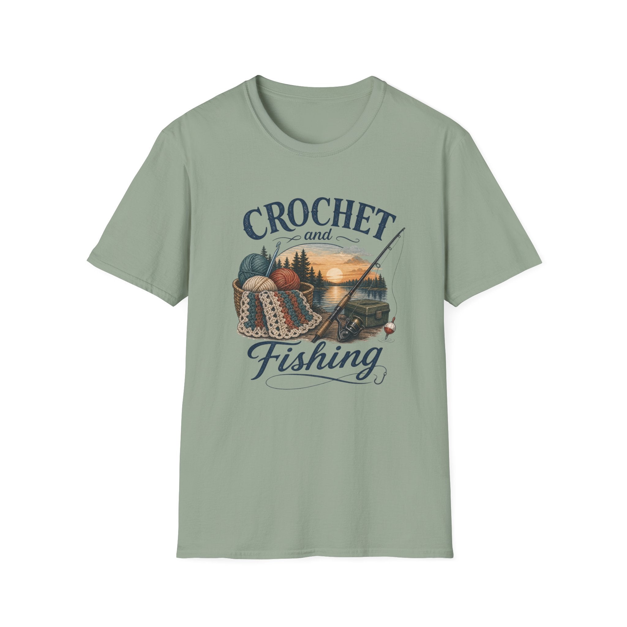 Crochet and fishing T-Shirt