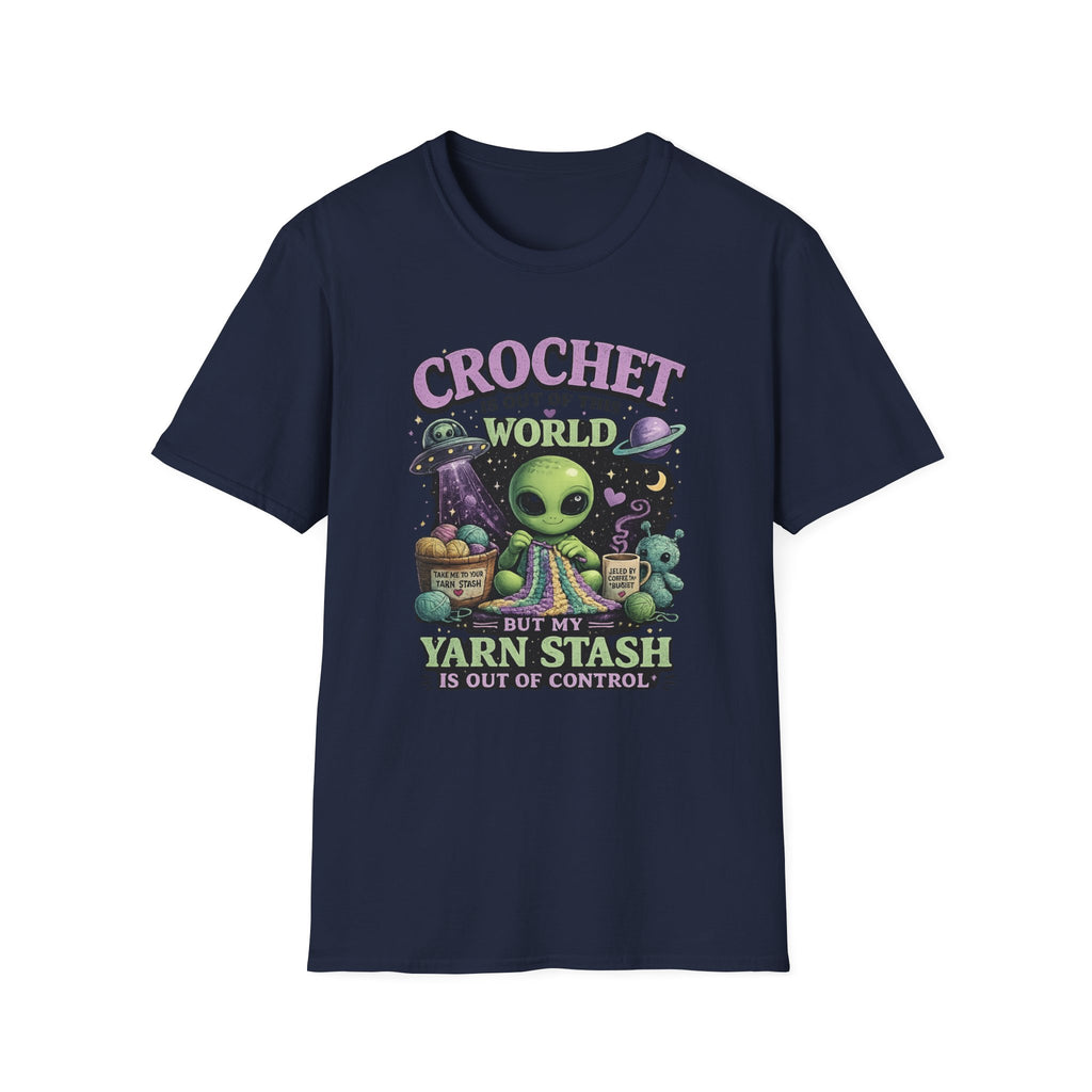 Alien and Crochet T-Shirt