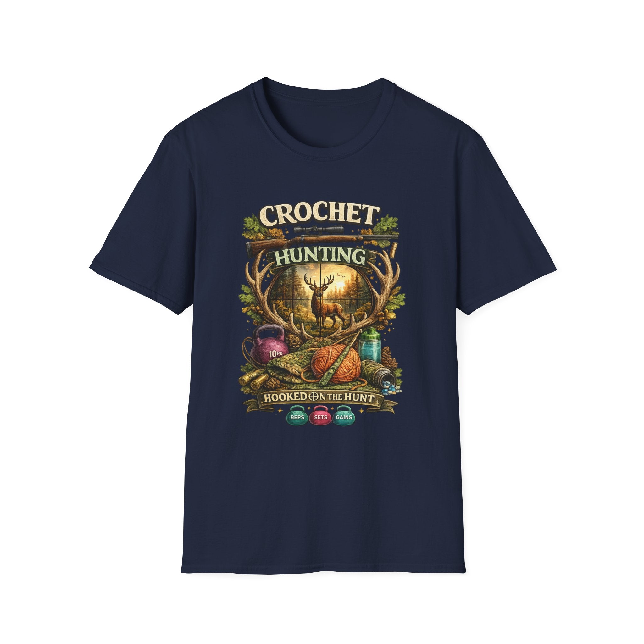 Hunting and crochet T-Shirt