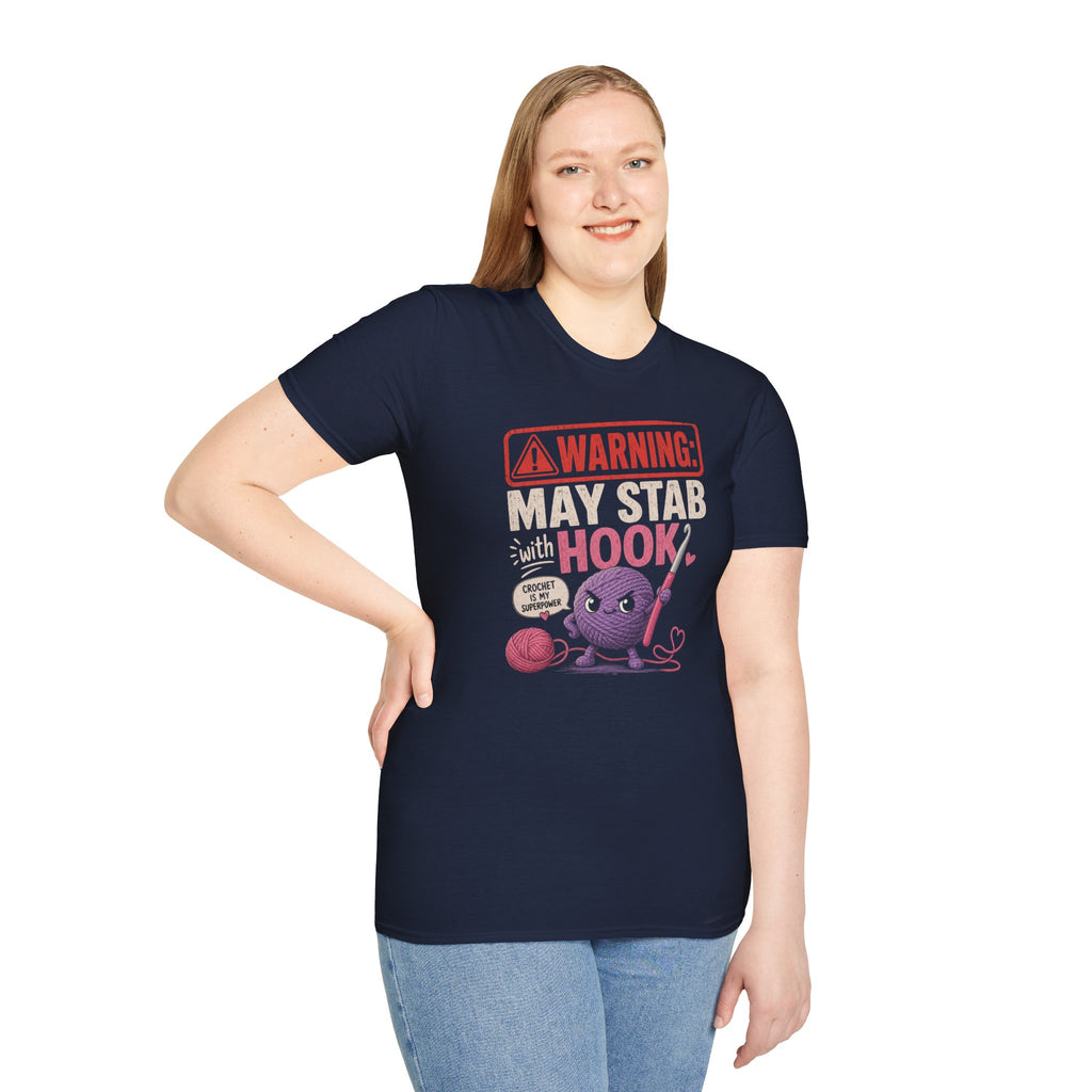 warning hook may stab T-Shirt