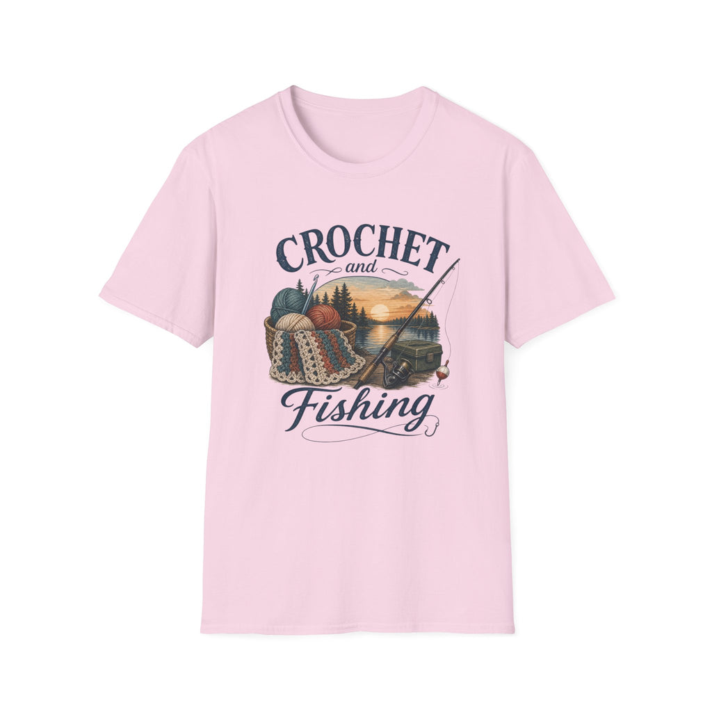 Crochet and fishing T-Shirt