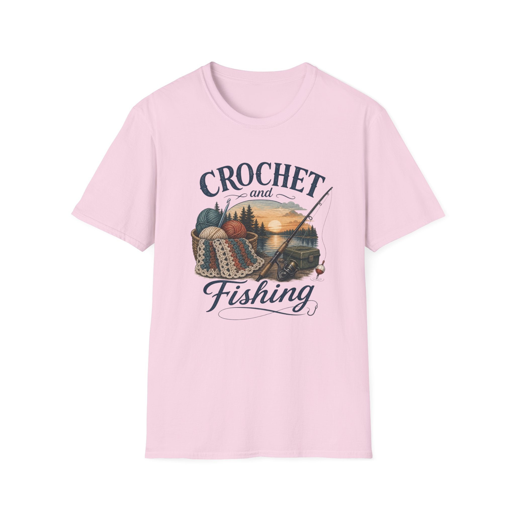 Crochet and fishing T-Shirt