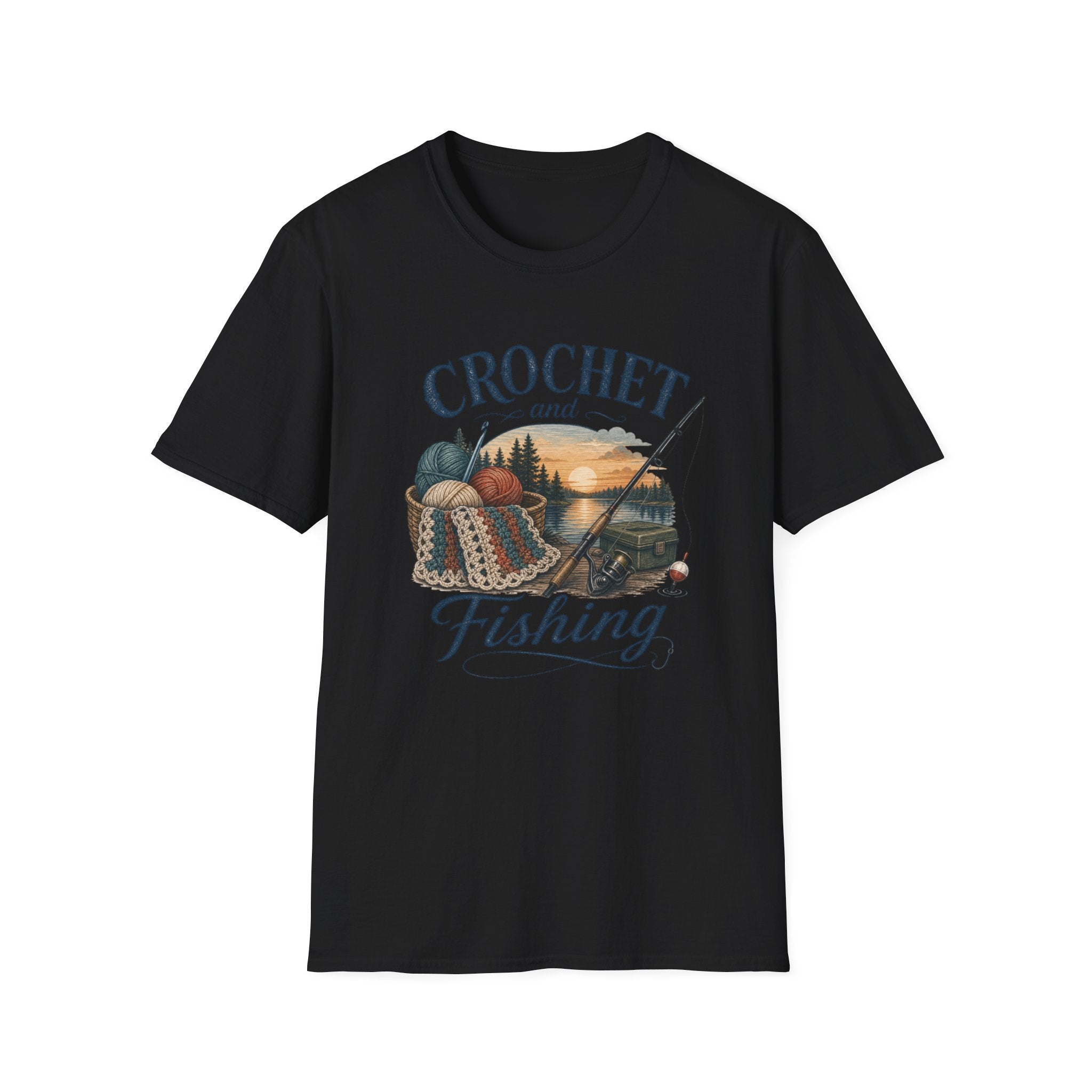 Crochet and fishing T-Shirt