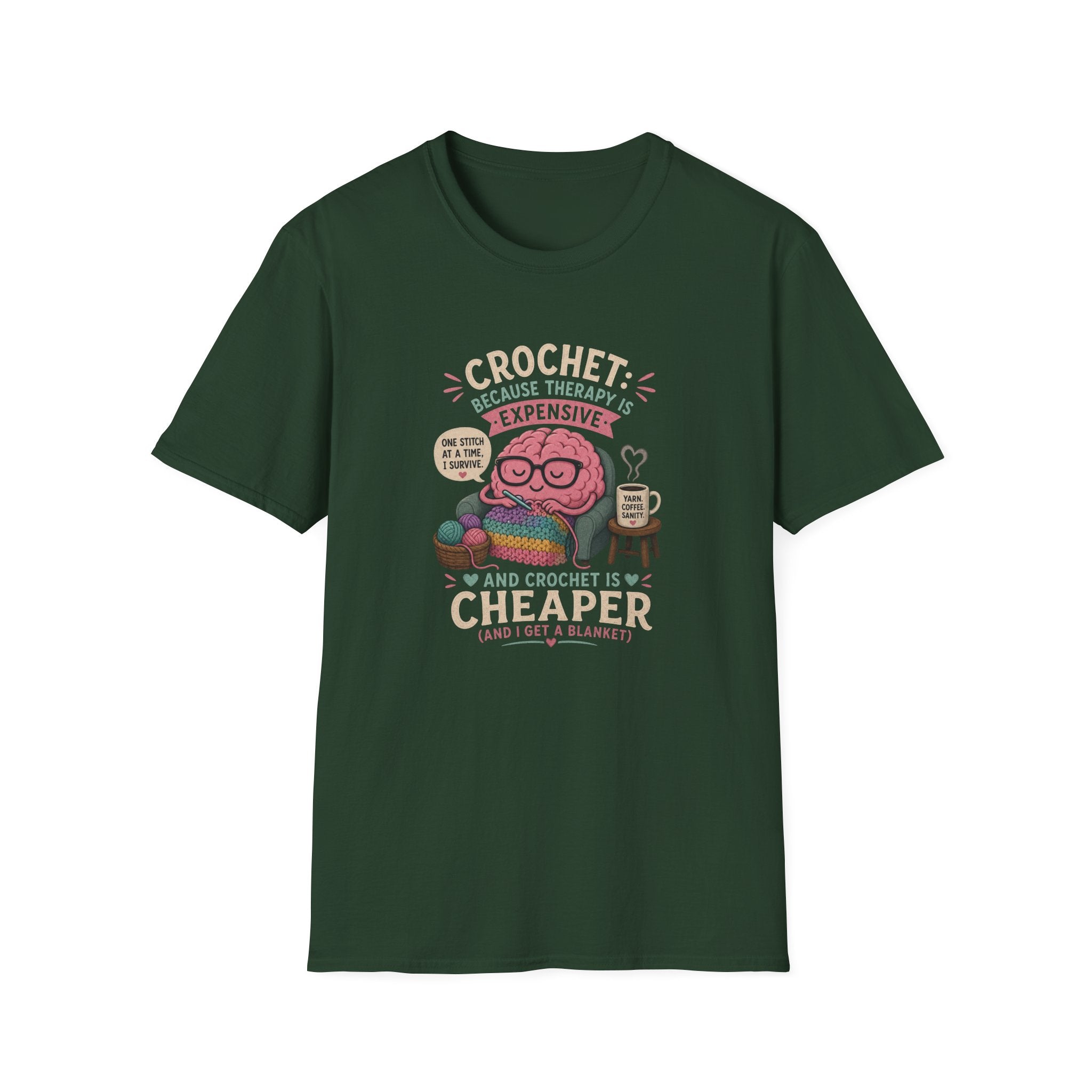 crochet is cheaper than therapy T-Shirt