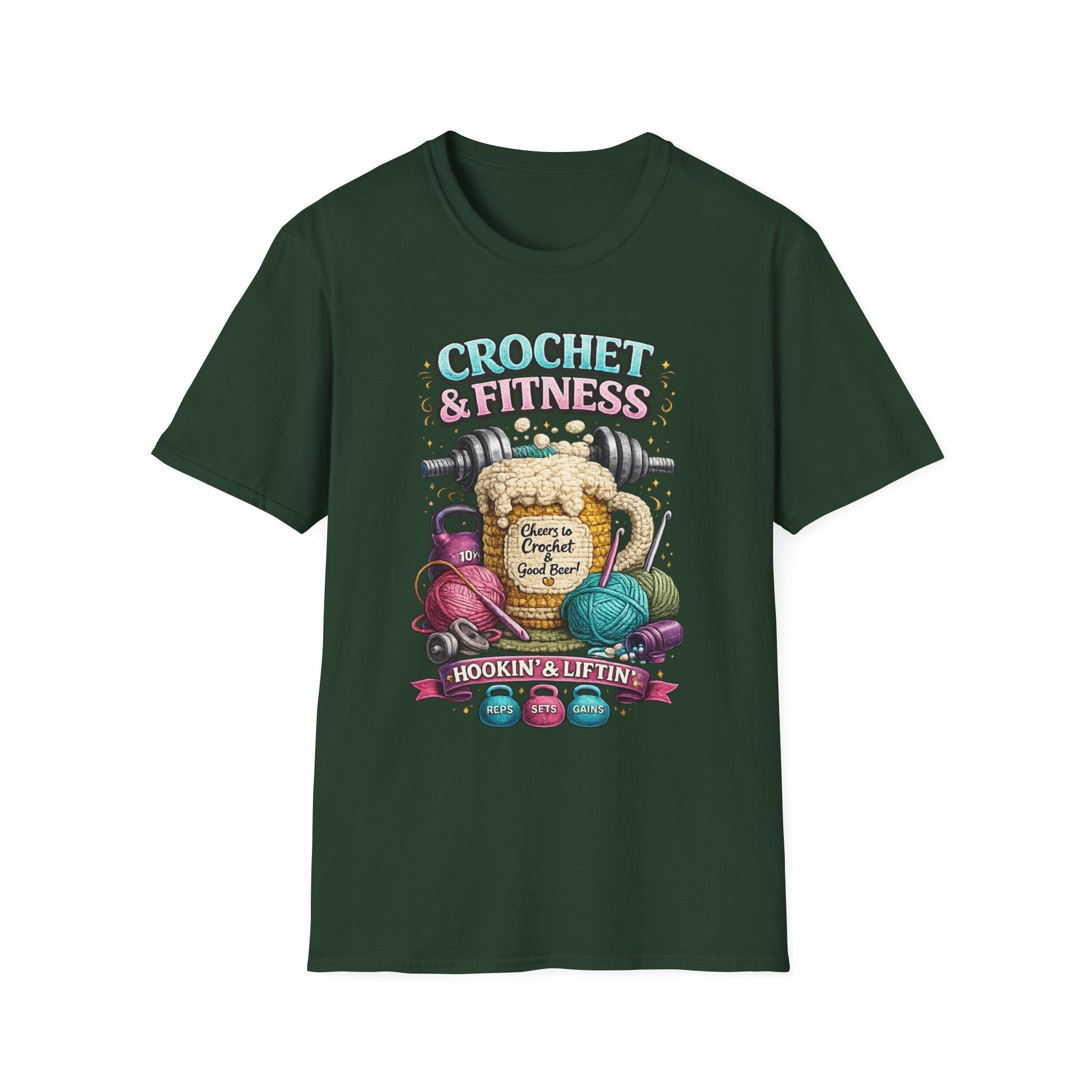 Crochet and fitness T-Shirt