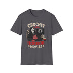 Ghostface and crochet and horror movies T-Shirt