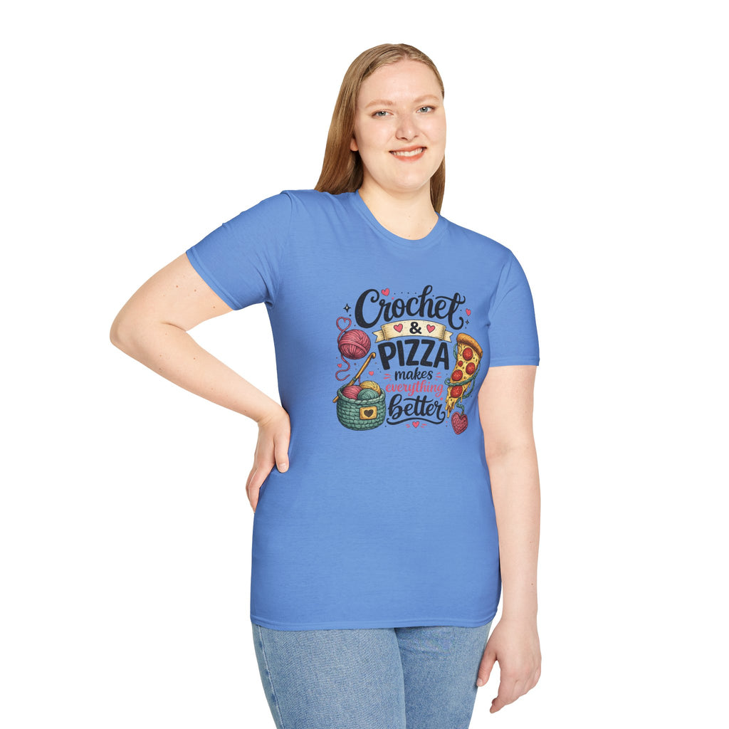 Crochet and Pizza T-Shirt