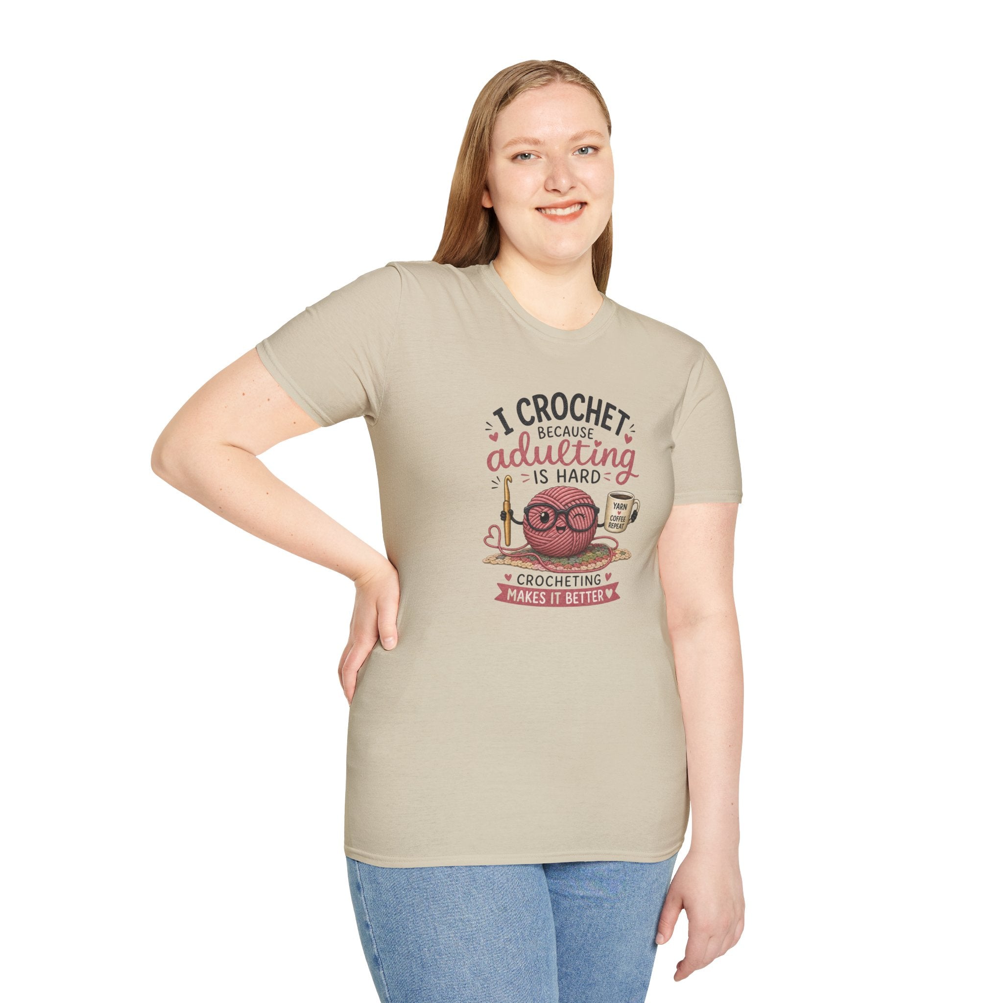 adulting is hard crochet T-Shirt
