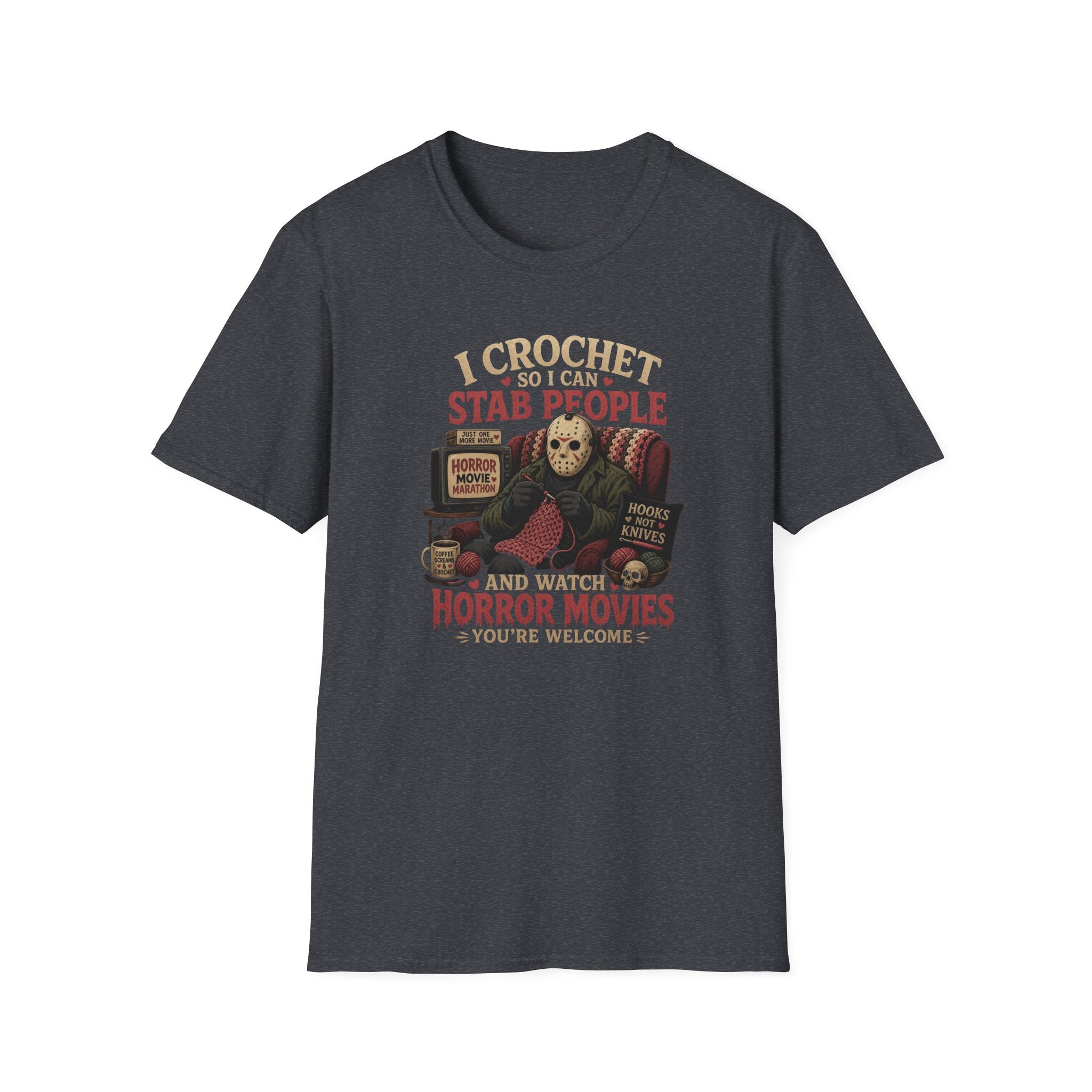 Crochet horror movie T-Shirt