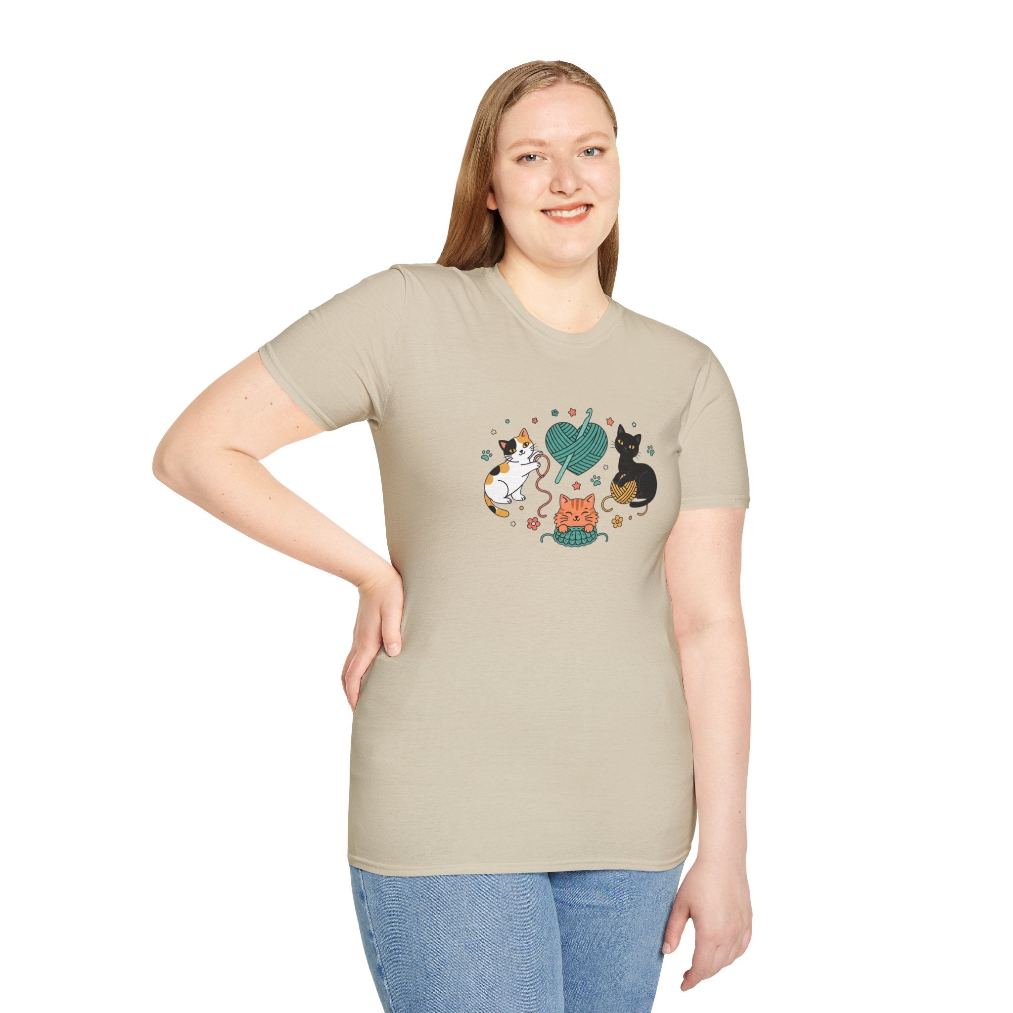 Crochet and cats T-Shirt