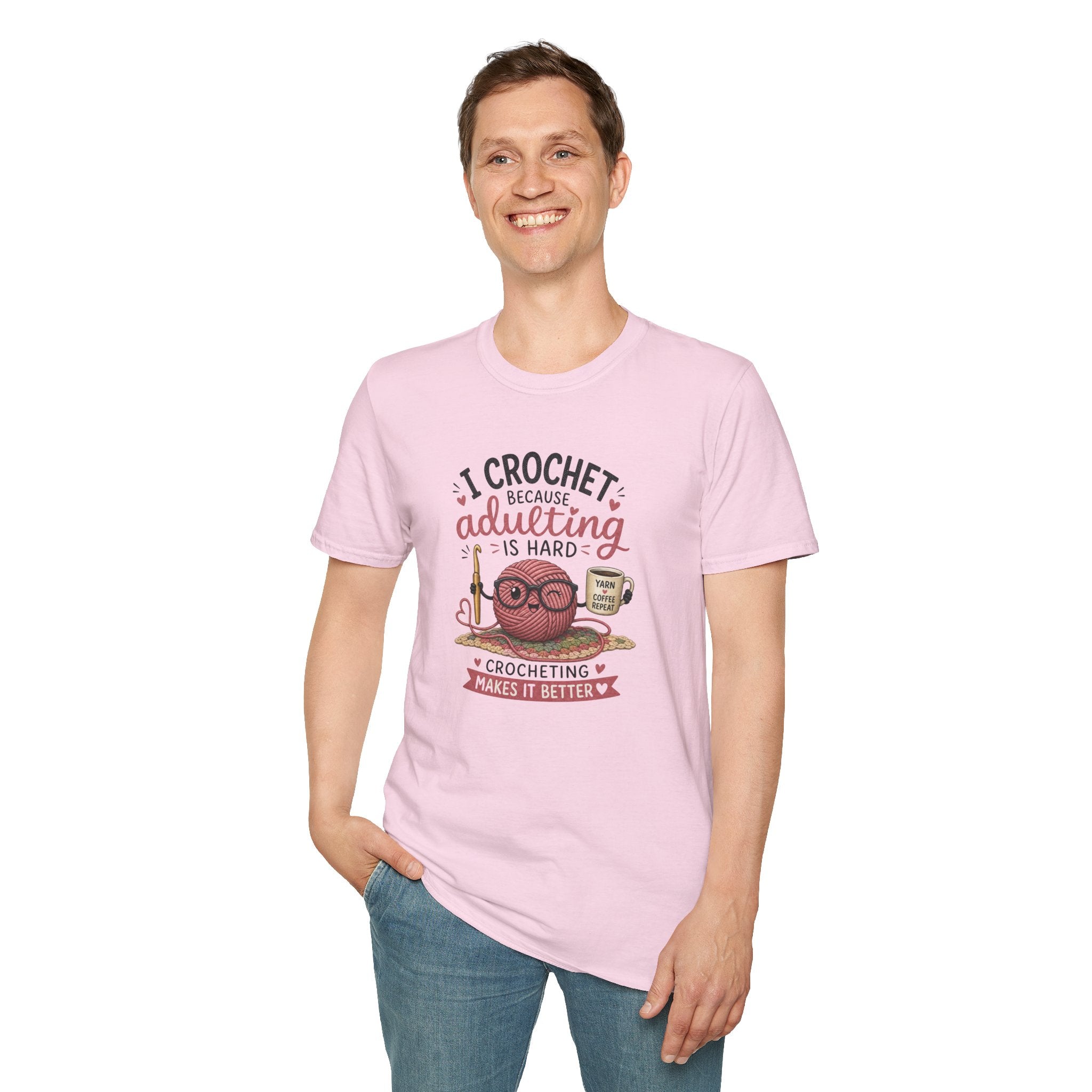adulting is hard crochet T-Shirt