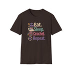 Eat, sleep, crochet, repeat T-Shirt