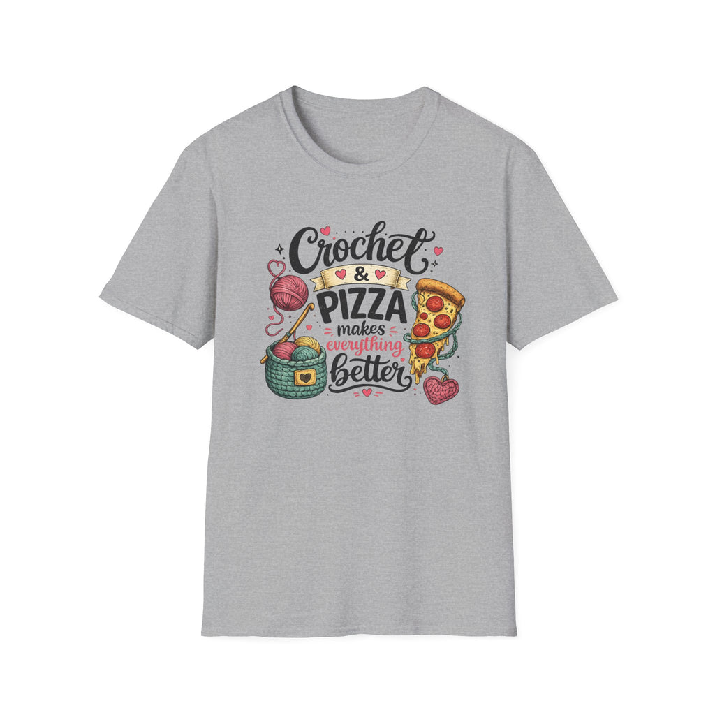 Crochet and Pizza T-Shirt