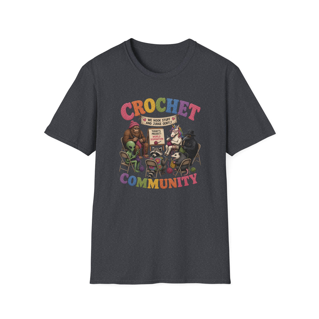 Hanging out with the crochet community T-Shirt