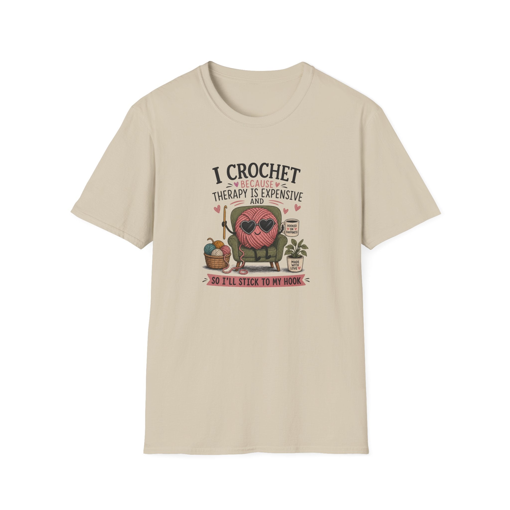 Crochet therapy is to expensive T-Shirt