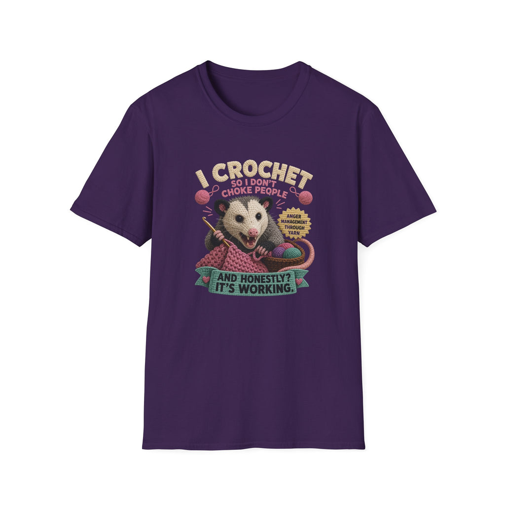 Anger management crochet T-Shirt
