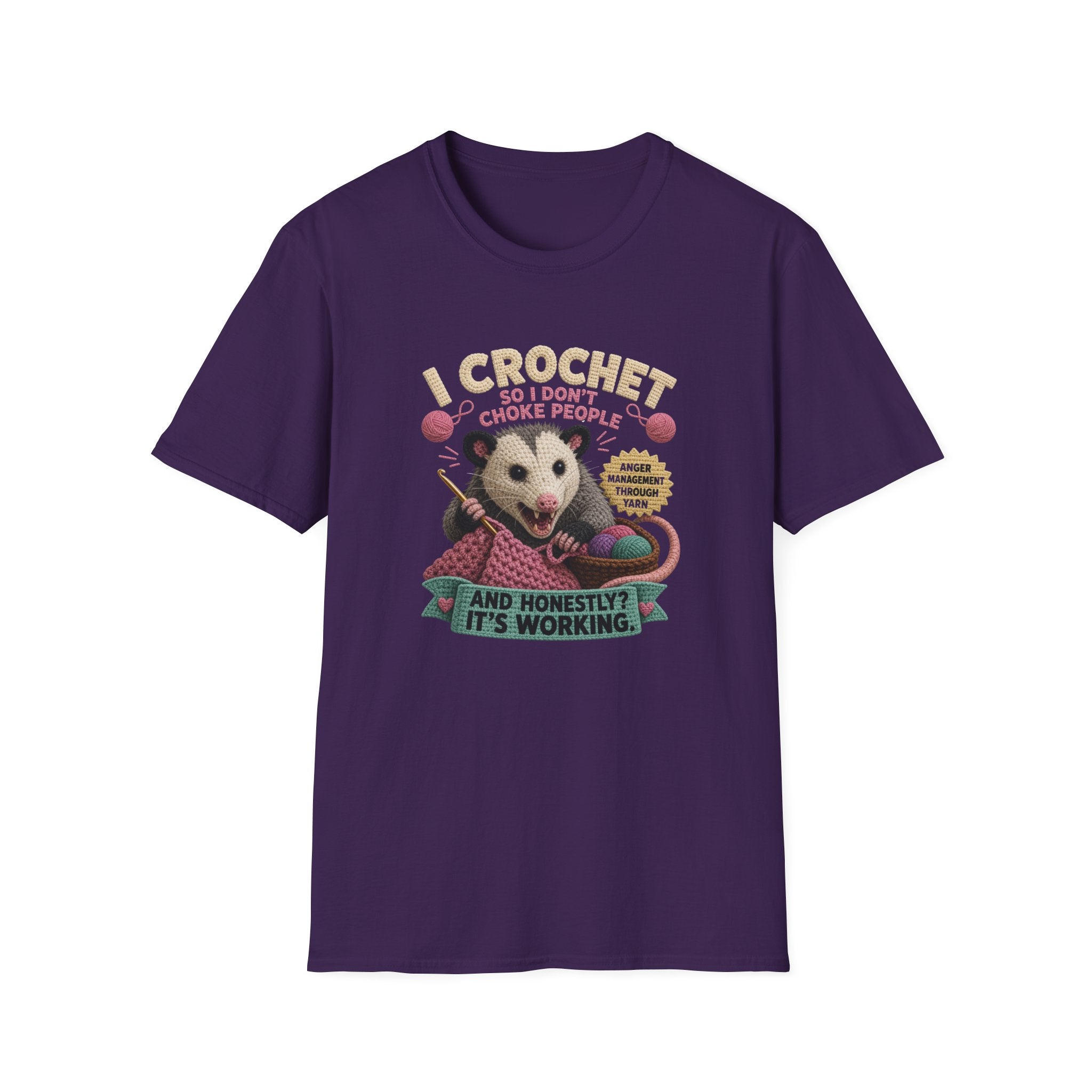 Anger management crochet T-Shirt