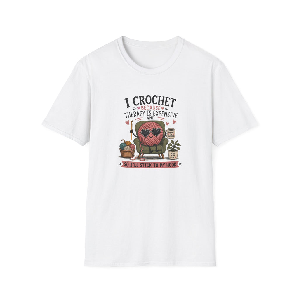 Crochet therapy is to expensive T-Shirt