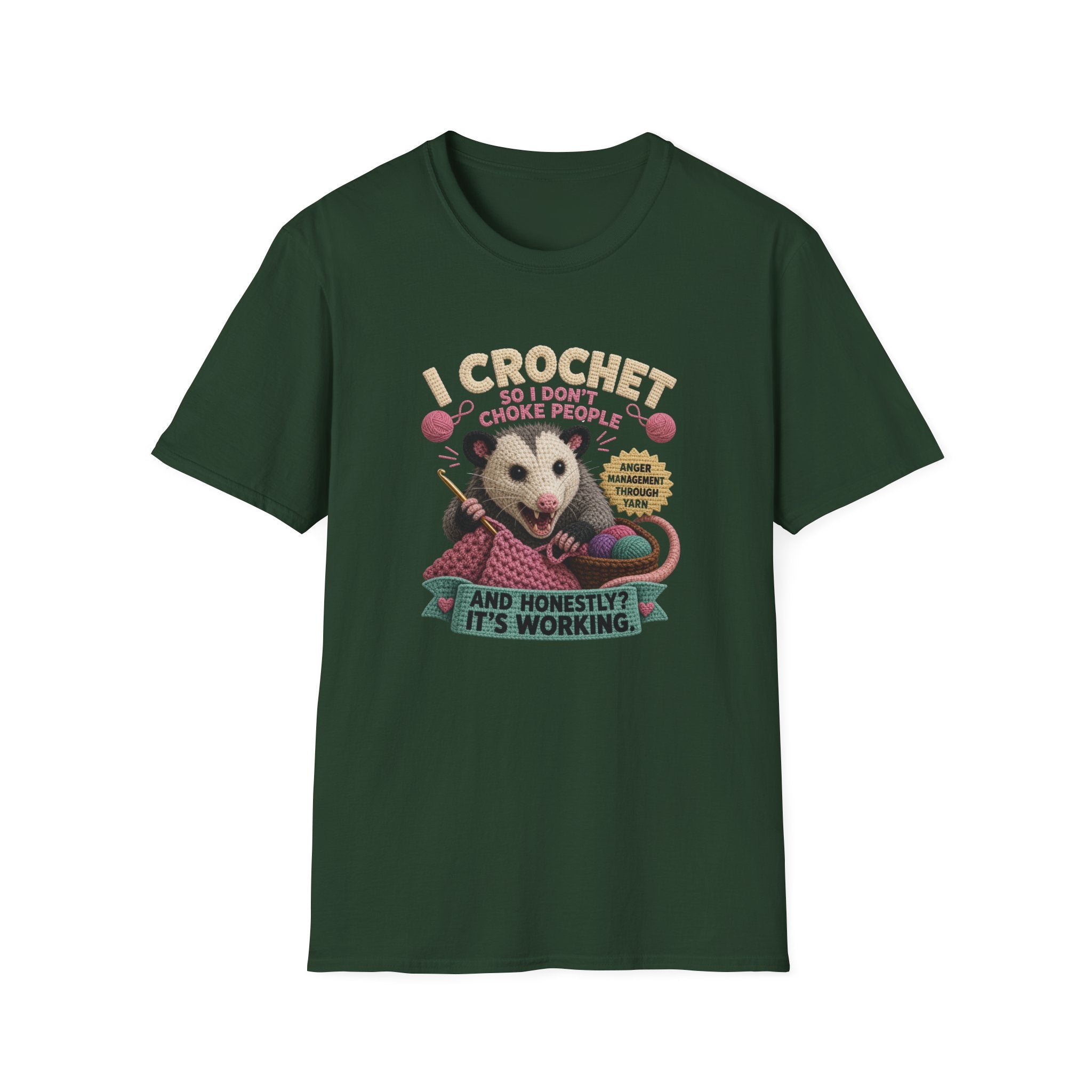 Anger management crochet T-Shirt