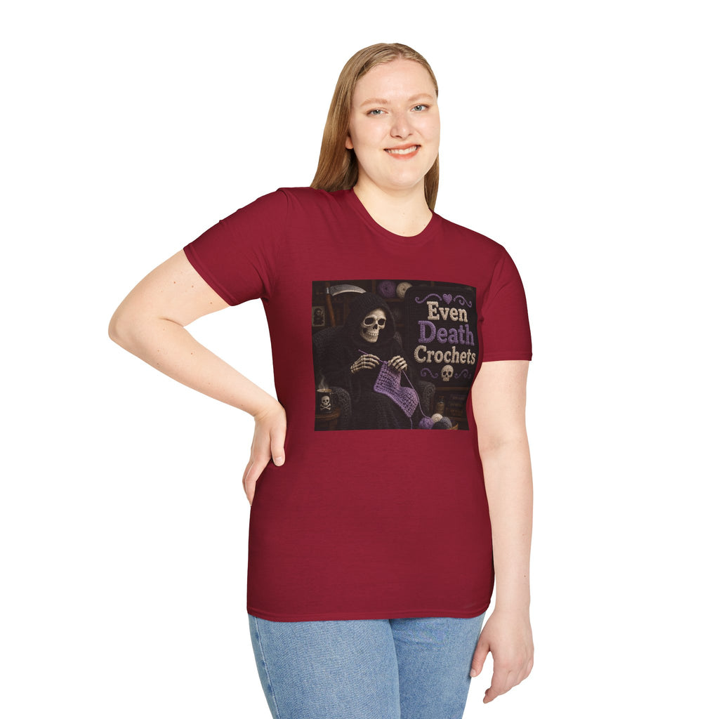 Even Death Crochets T-Shirt