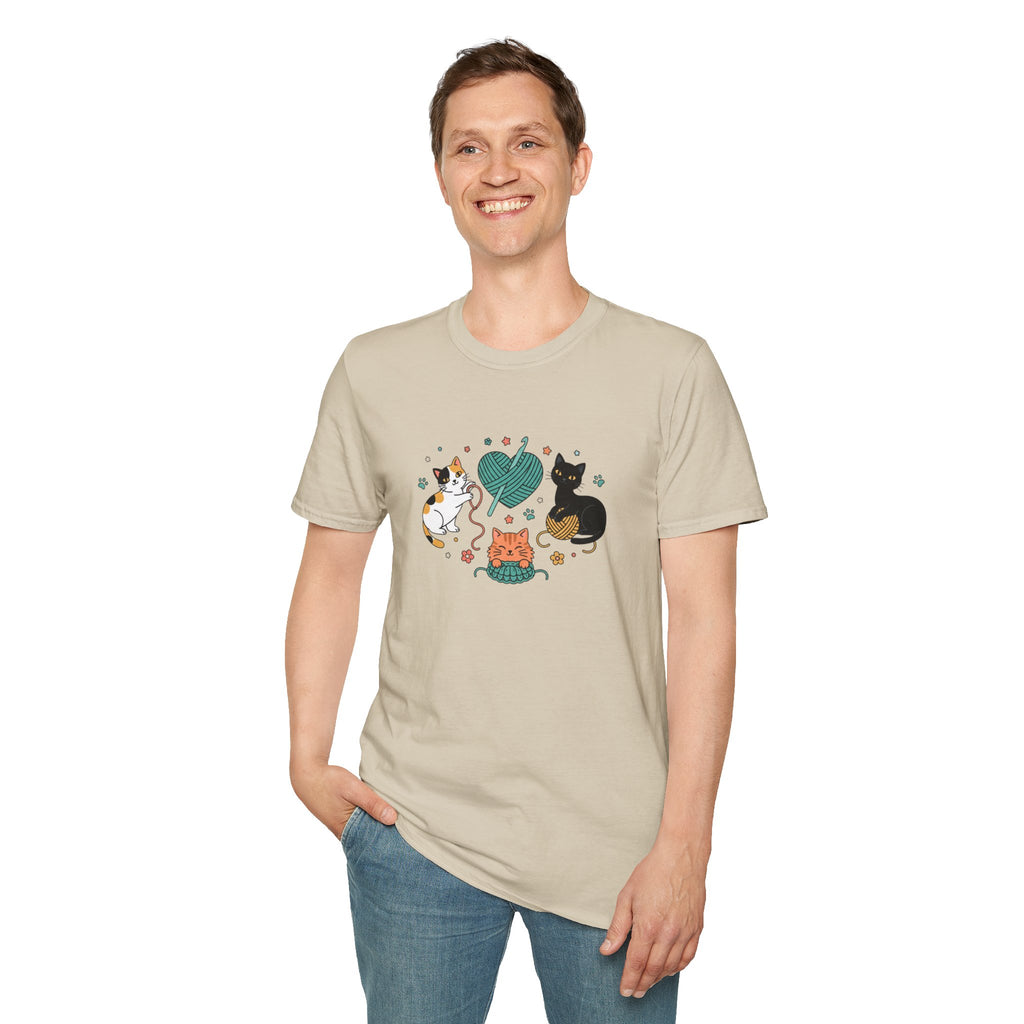 Crochet and cats T-Shirt