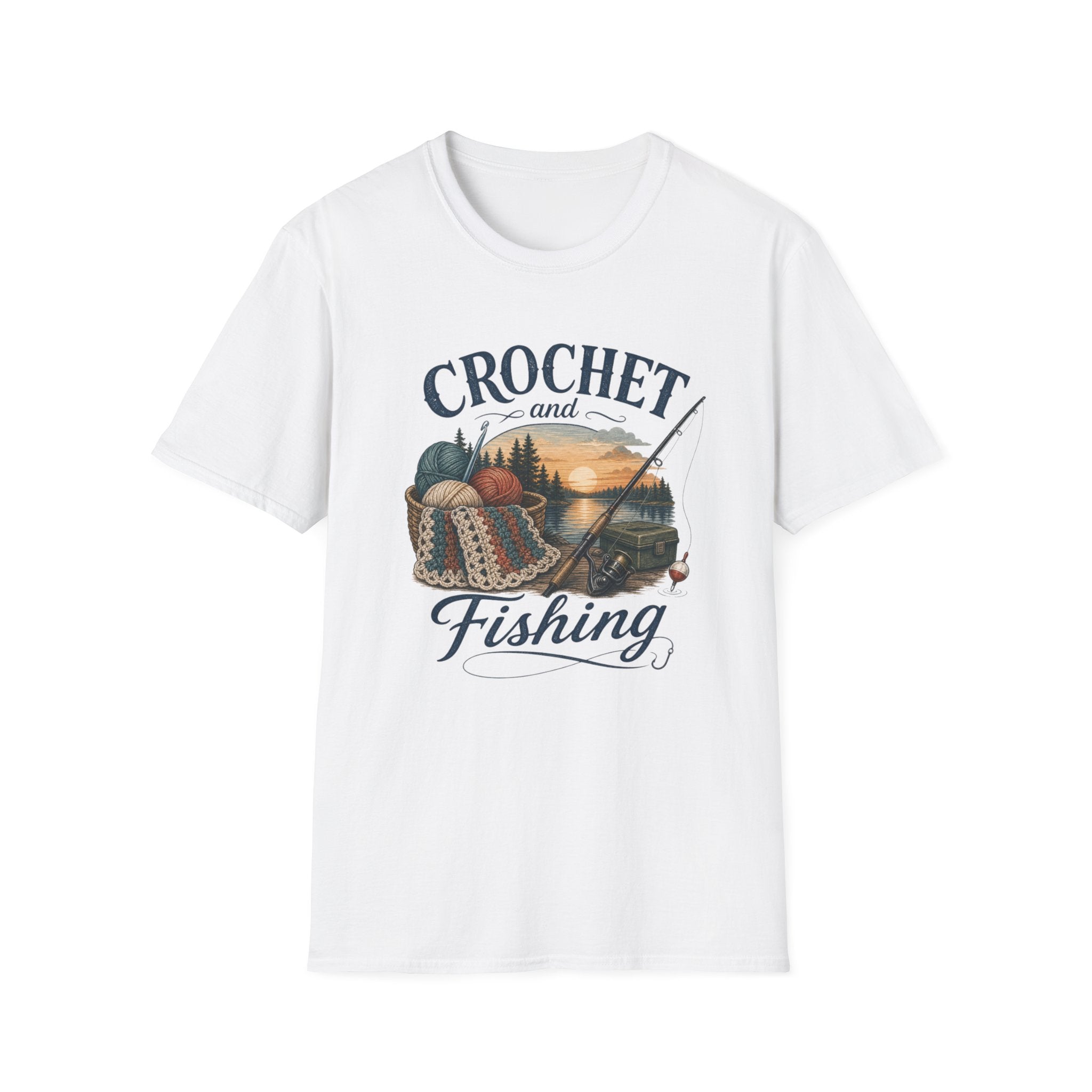 Crochet and fishing T-Shirt