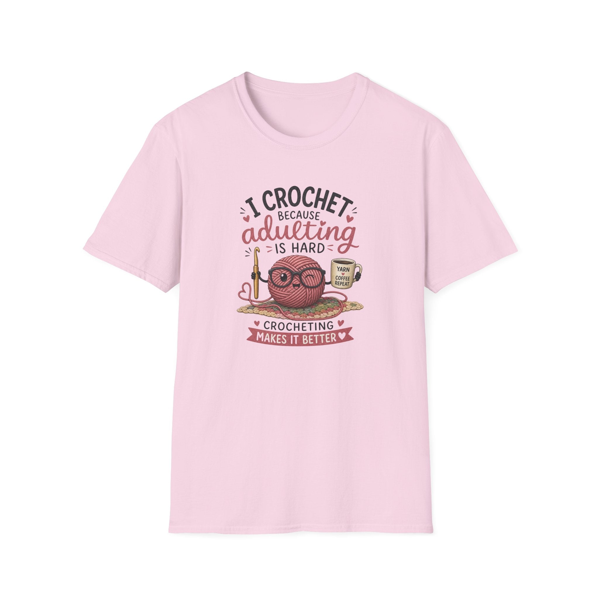 adulting is hard crochet T-Shirt