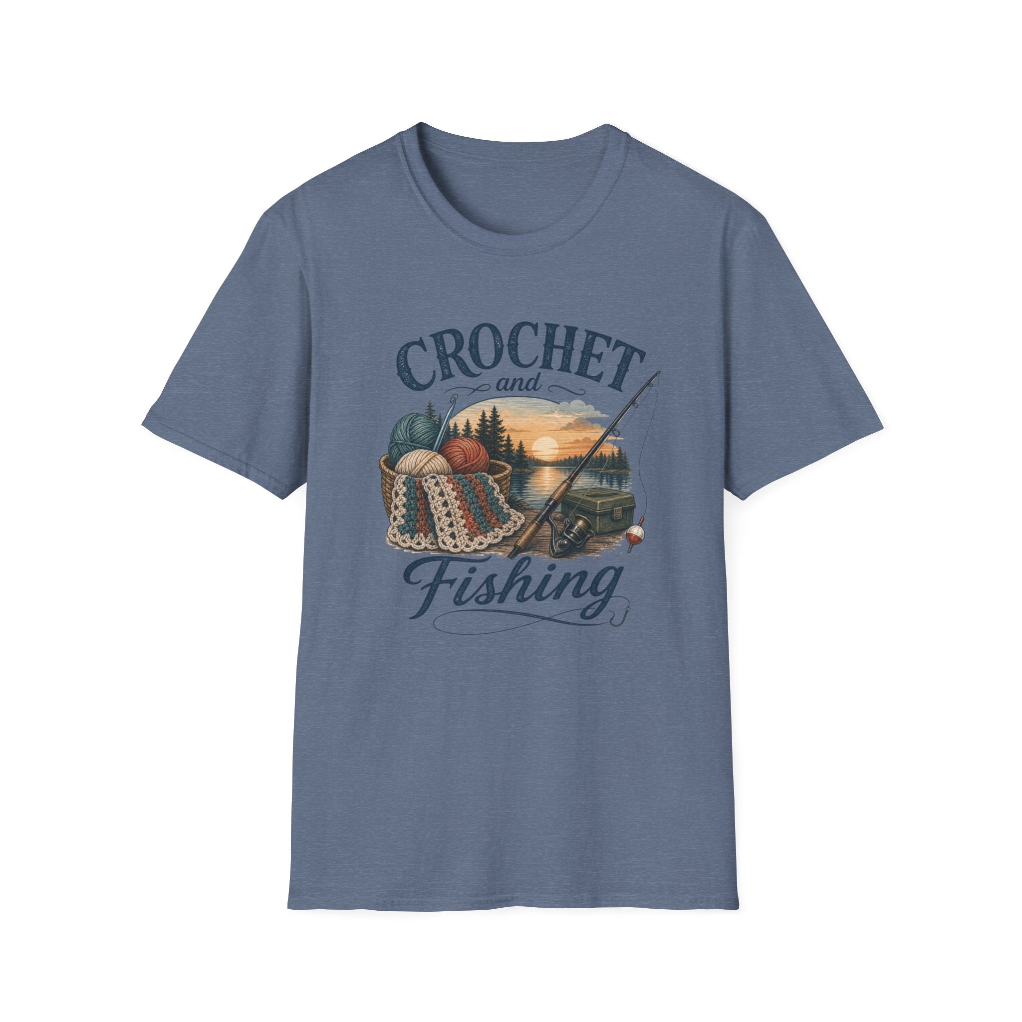 Crochet and fishing T-Shirt