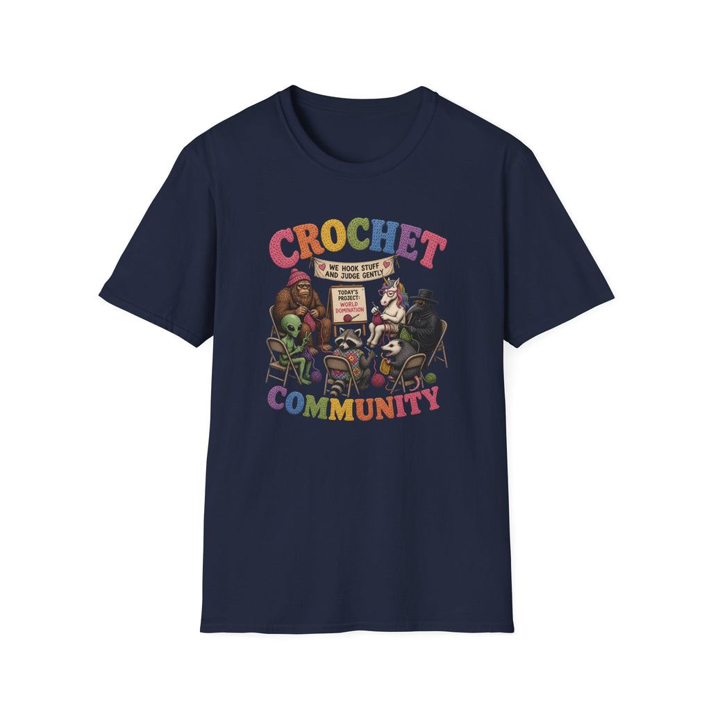 Hanging out with the crochet community T-Shirt
