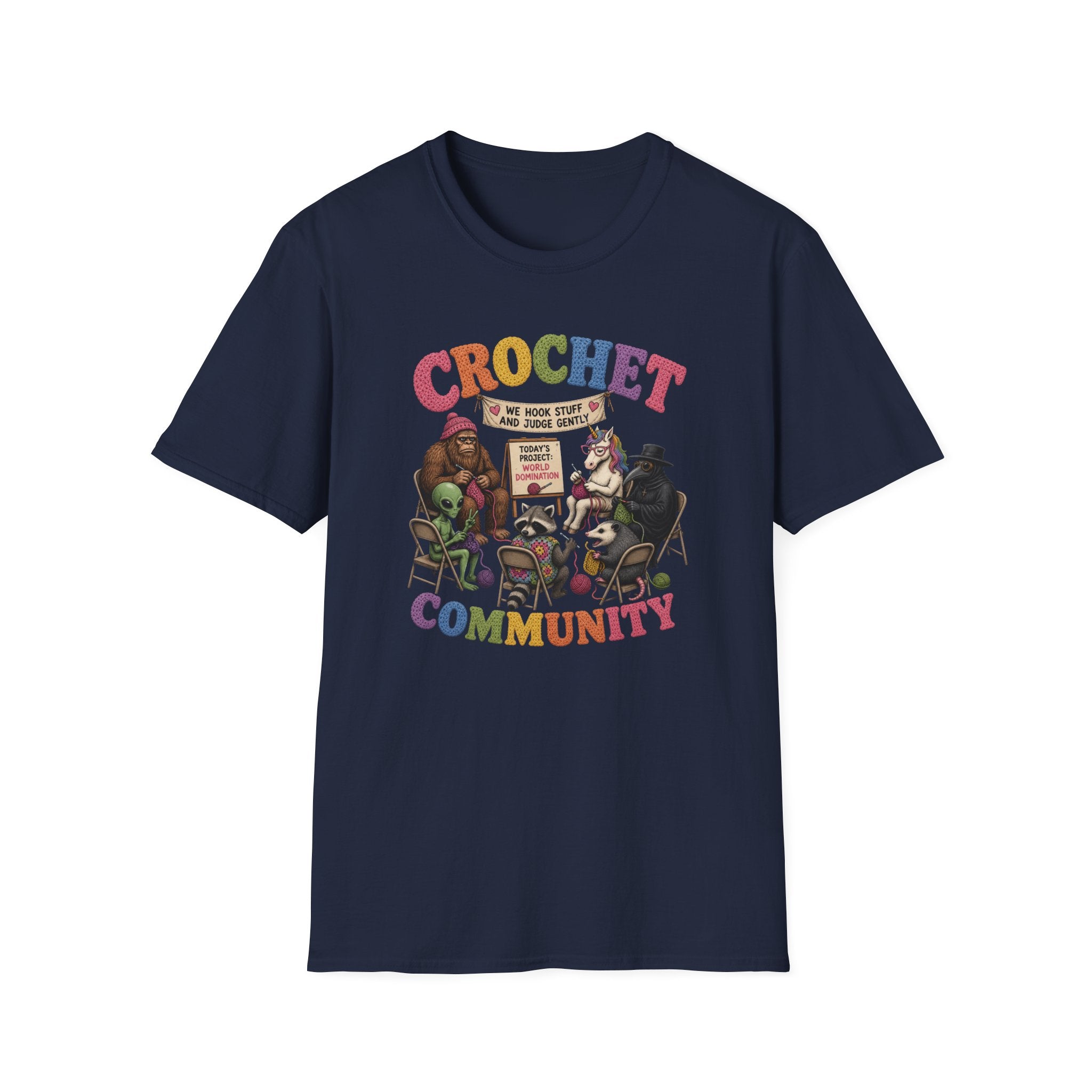 Hanging out with the crochet community T-Shirt