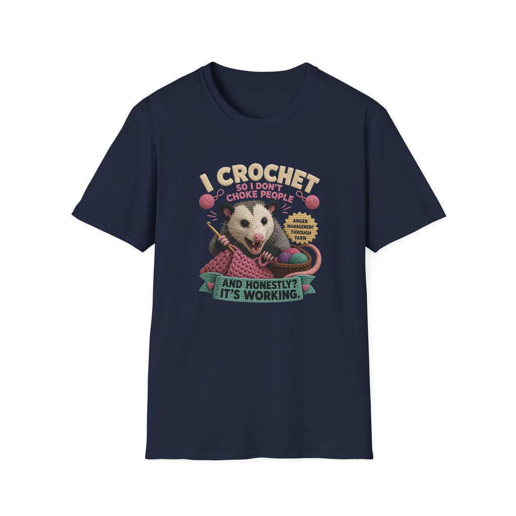 Anger management crochet T-Shirt