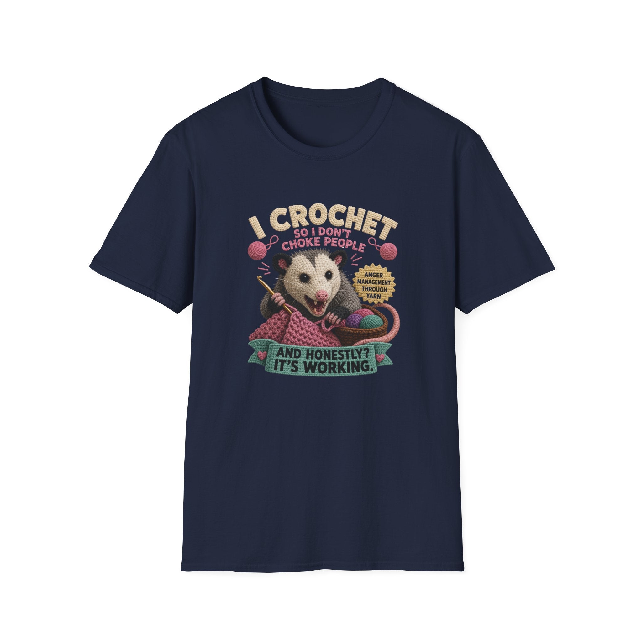 Anger management crochet T-Shirt