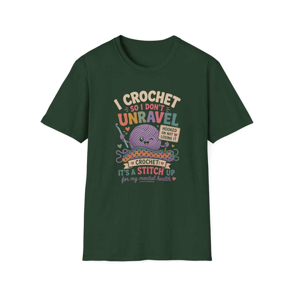 Crochet unravels T-Shirt
