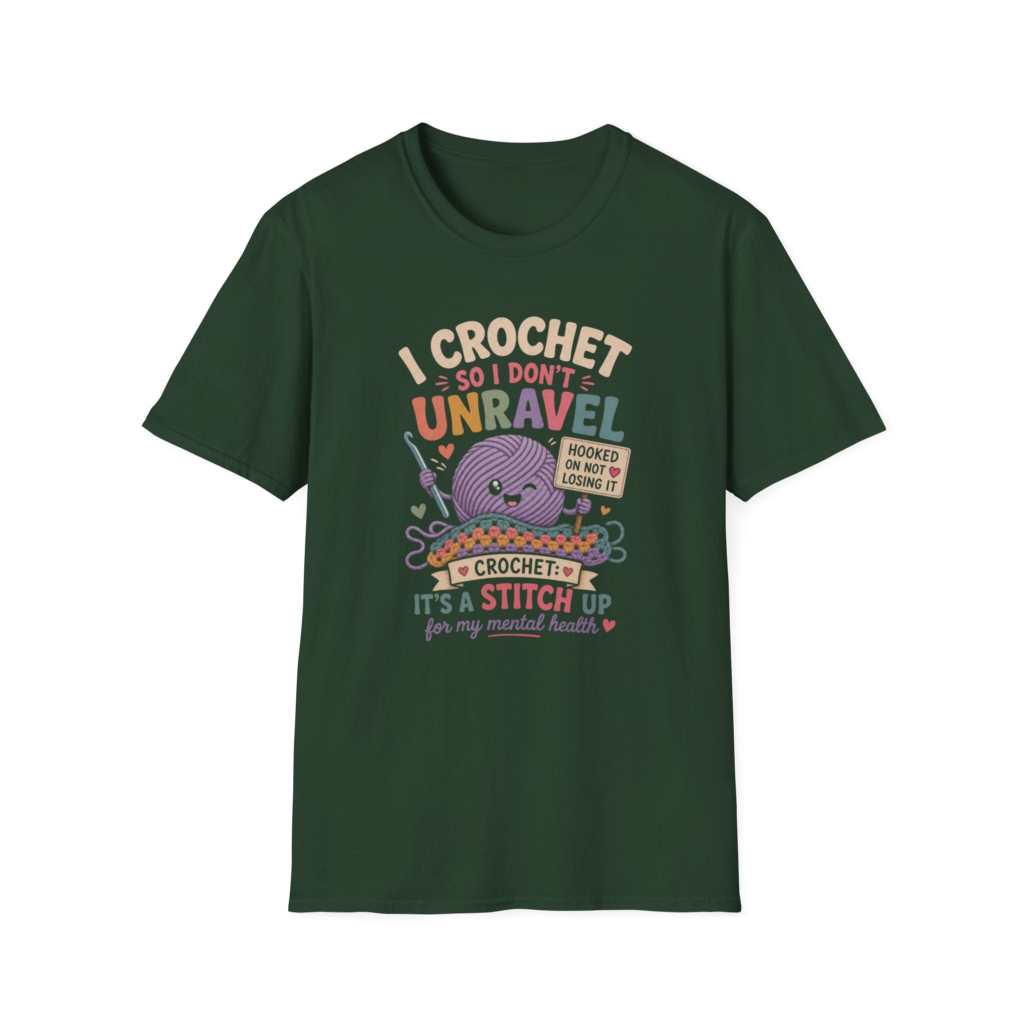 Crochet unravels T-Shirt