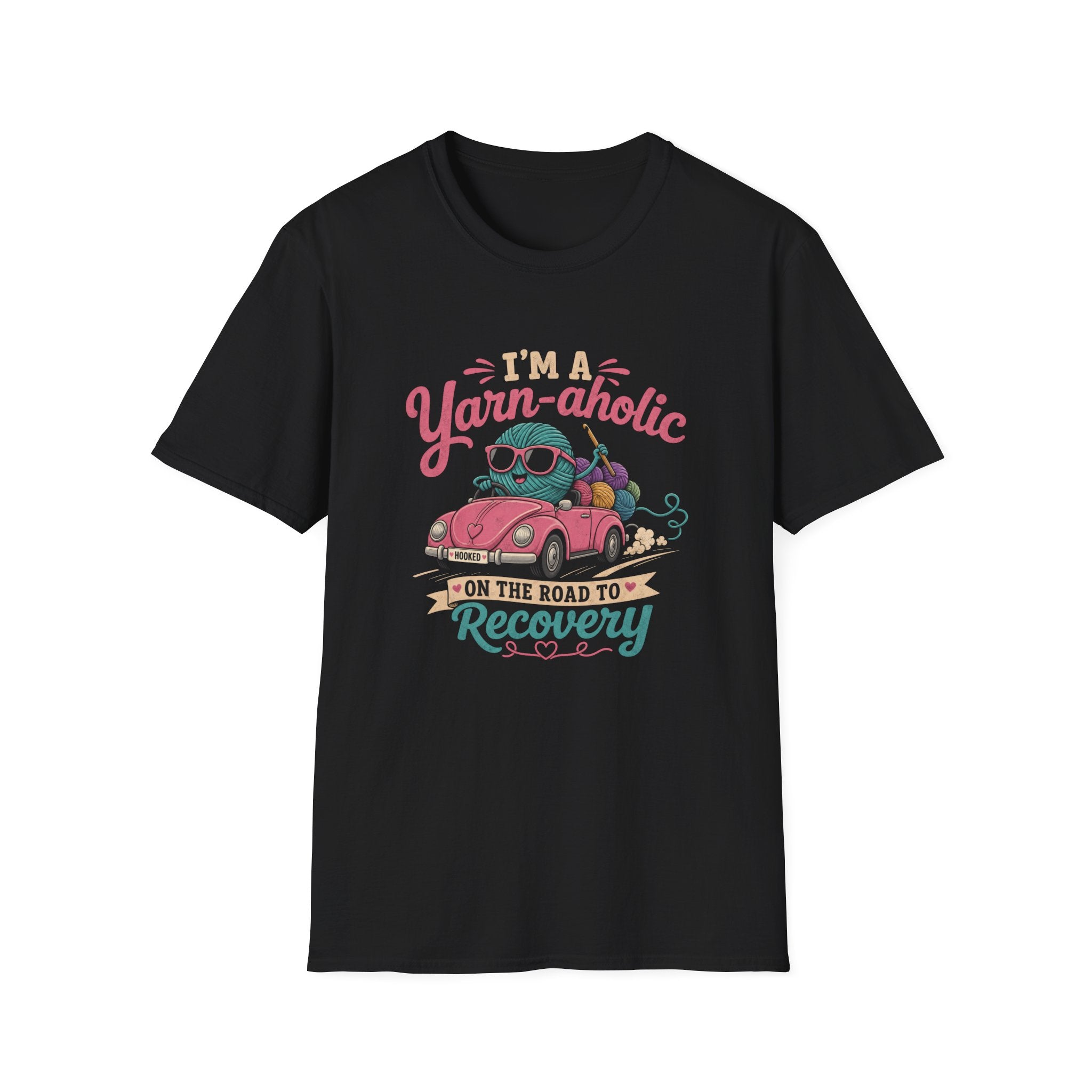Yarn-acholic on the road to recovery T-Shirt