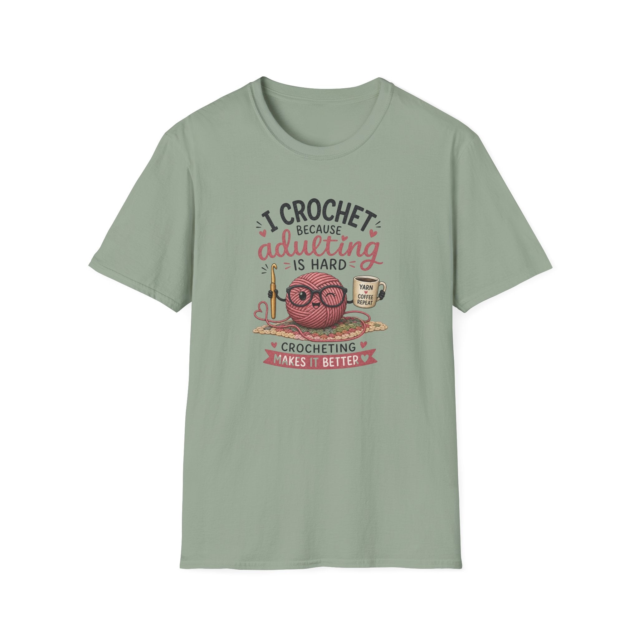 adulting is hard crochet T-Shirt