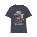 Crochet and wolf therapy T-Shirt