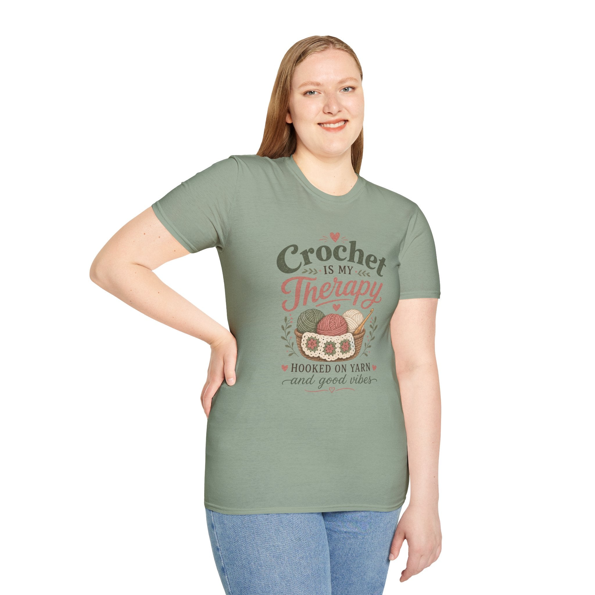Hooked on yarn and crochet T-Shirt