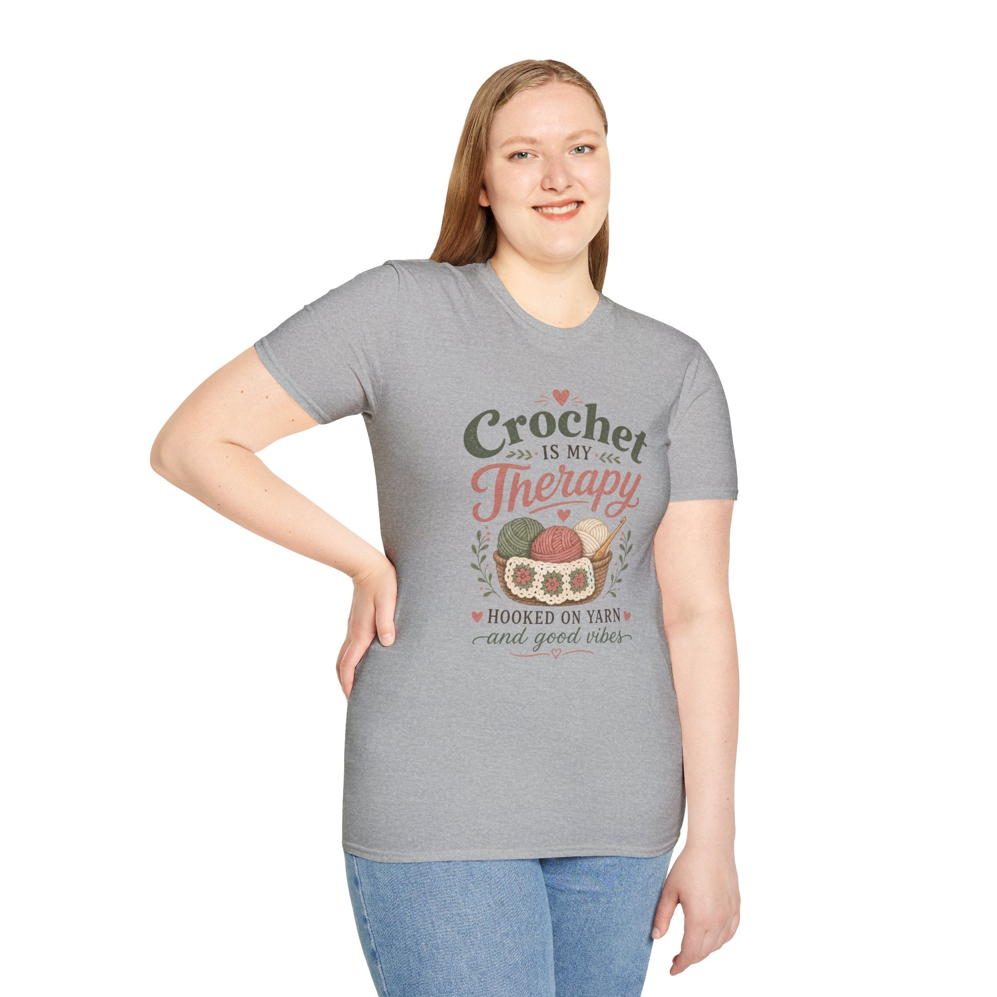 Hooked on yarn and crochet T-Shirt