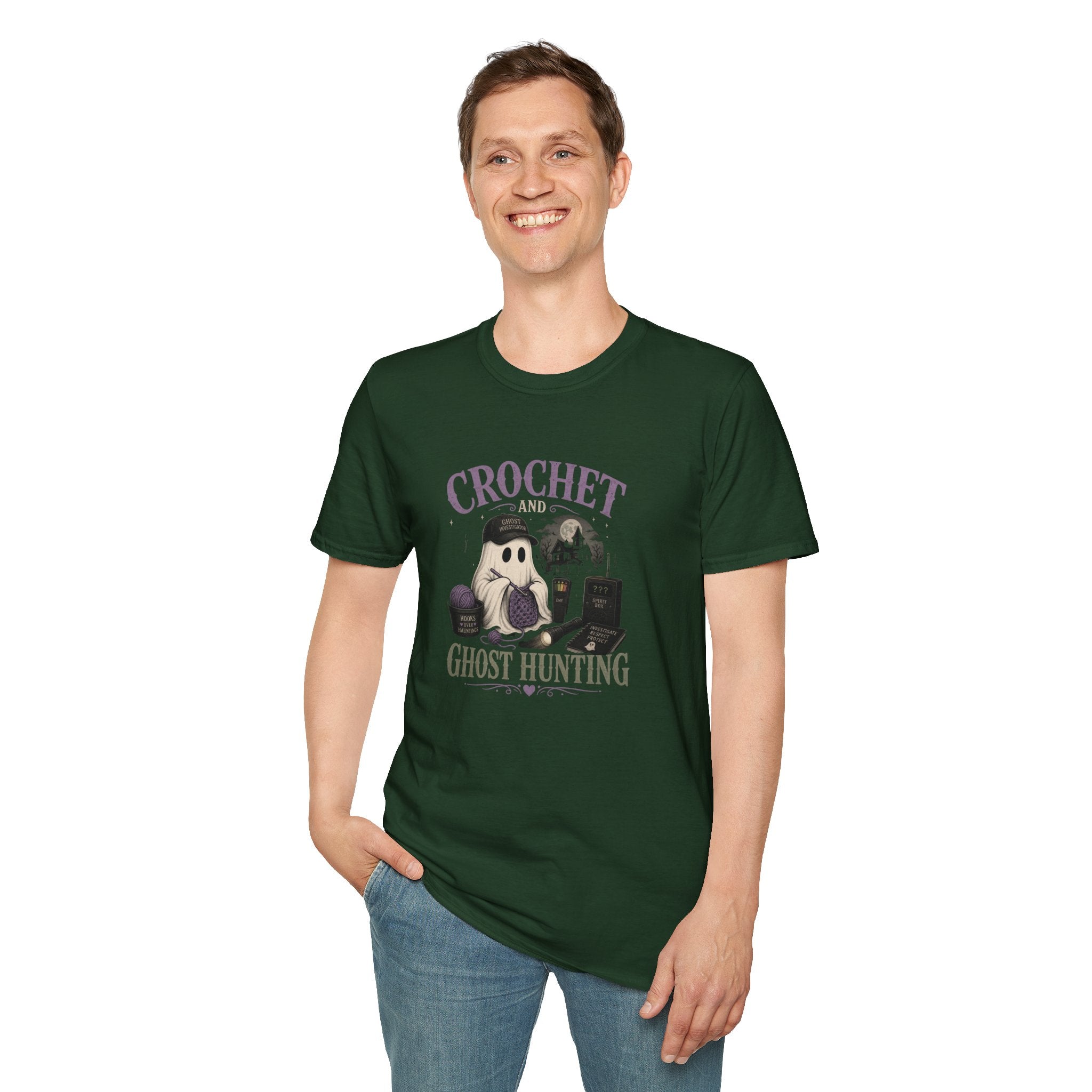 Crochet and ghost hunting T-Shirt