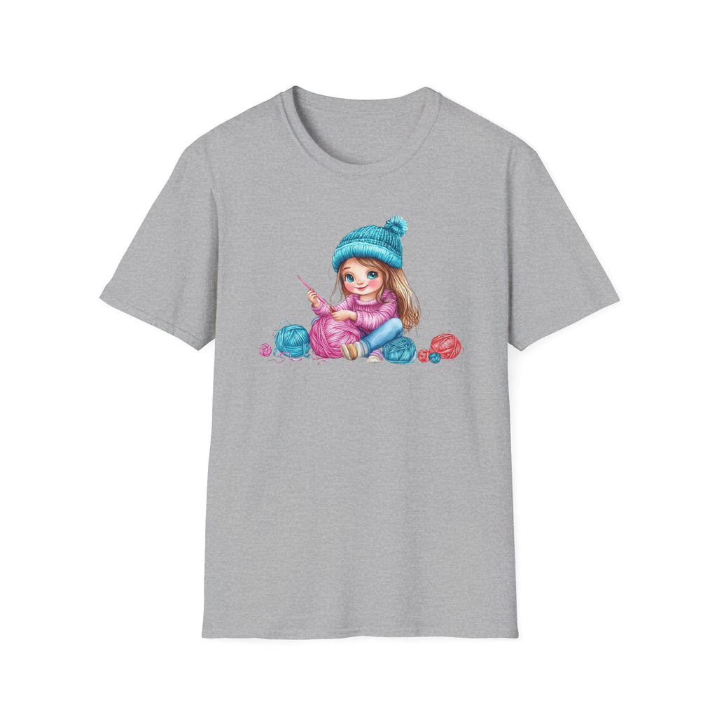 Girl crocheting T-Shirt