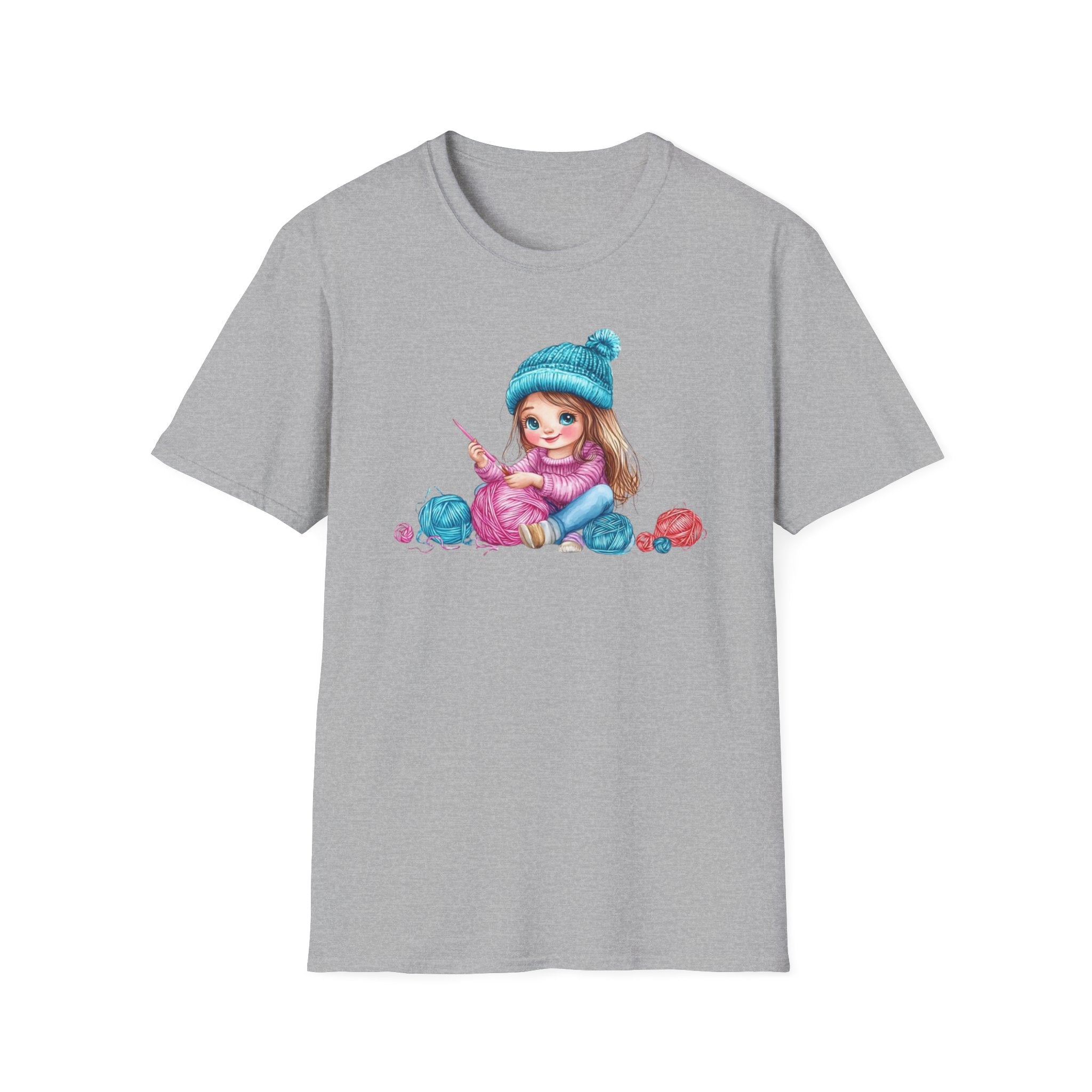 Girl crocheting T-Shirt