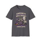 Crochet and wolf therapy T-Shirt
