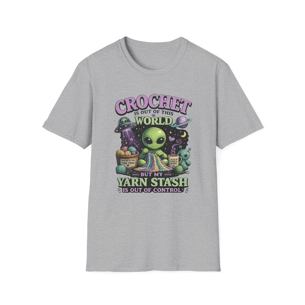 Alien and Crochet T-Shirt