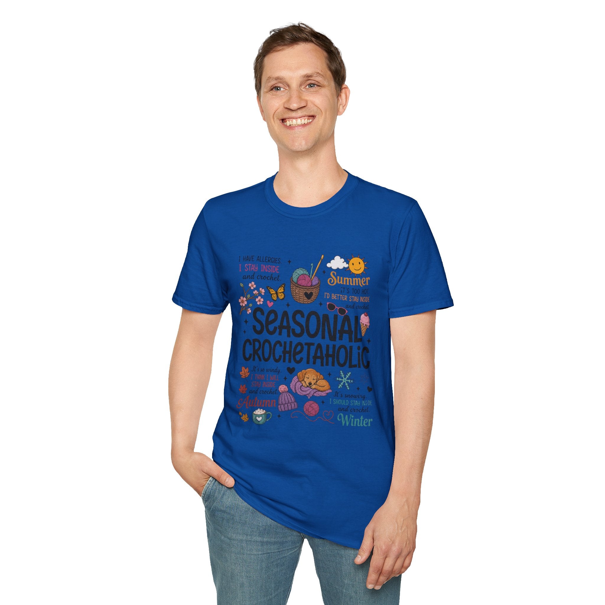 Seasonal Crochet acholic T-Shirt