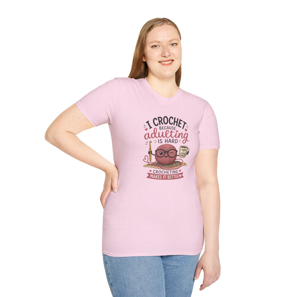 adulting is hard crochet T-Shirt