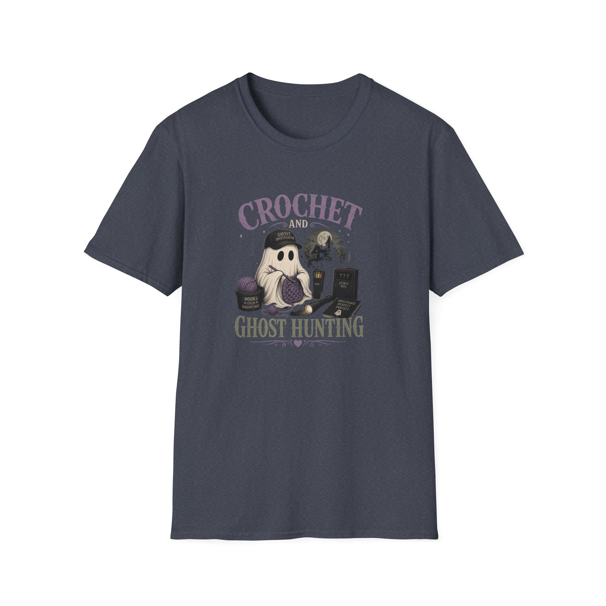 Crochet and ghost hunting T-Shirt