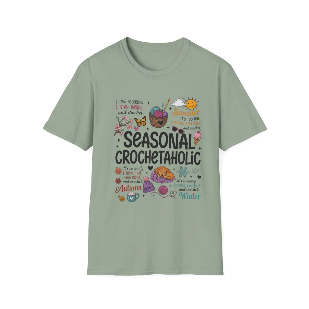 Seasonal Crochet acholic T-Shirt