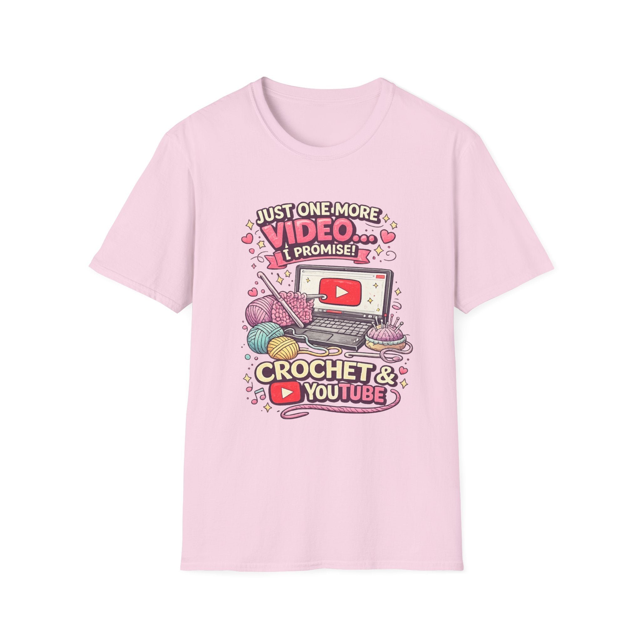 Crochet and YouTube T-Shirt