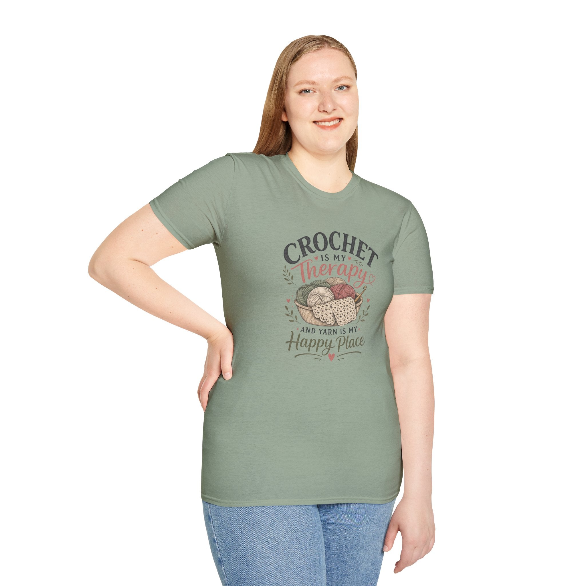 Crochet is my happy place T-Shirt